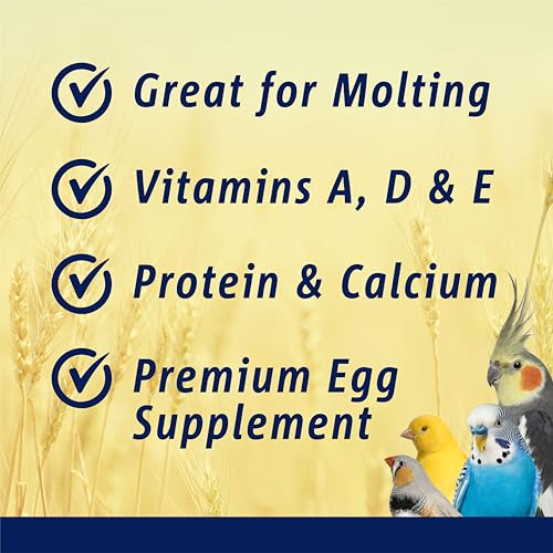 Vitakraft VitaSmart Egg Food for Birds - Daily Supplement for Parrots, Parakeets, Cockatiels, and Canaries - Bird Calcium Supplement 1.1 Pound (Pack of 1) - Image 6