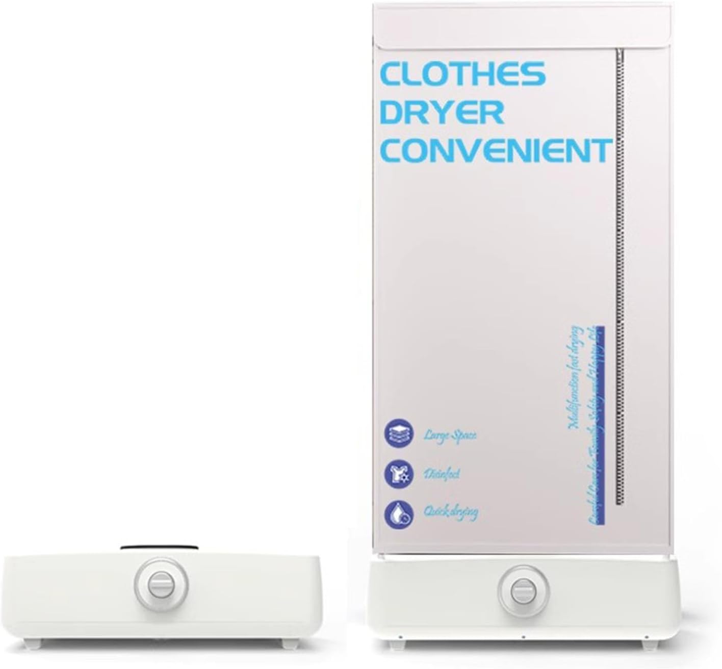 Electric Clothes Dryer, 1500W Heated Clothes Airer,with Automatic Timer,for Home,Travel,Apartment