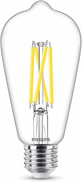 Philips LED Classic 60W ST64 E27 Dimmable Filament Bulb WGD90