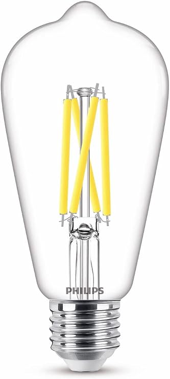 Philips LED Classic 60W ST64 E27 Kısılabilir Filament Ampul WGD90 [Enerji Sınıfı D]