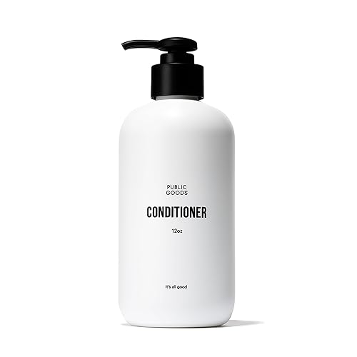 Public Goods Acondicionador para mujeres y hombres  Acondicionador natural para proteger e hidratar el cabello seco  Fabricado con aceites