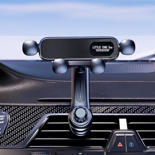 Support Téléphone Voiture,Crochet Stable & Prise Ferme,Support Grille d'aération Porte Téléphone Voiture Ventilation [Clip Amélioré&Rotation 360°] Compatible avec Smartphone/GPS 4,0''-7,0''