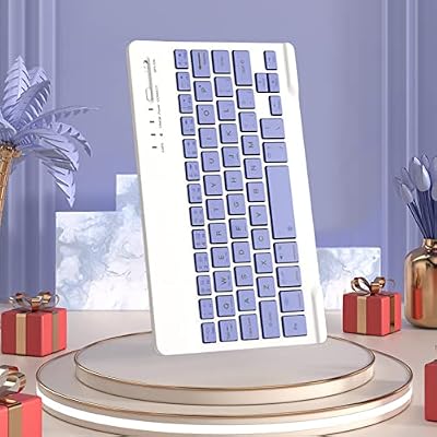 Lovskoo Pocket Keyboard and Mouse Universal Purple Keyboard Mouse Combo