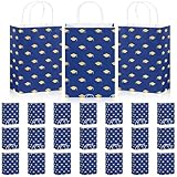 Eaasty 24 Pcs Graduation Gift Bags Bulk with Handles, Glitter 6x8x3'' Kraft Paper Goody Bags for Party Favors Birthday Friends Holidays Packing Wrapping Treat