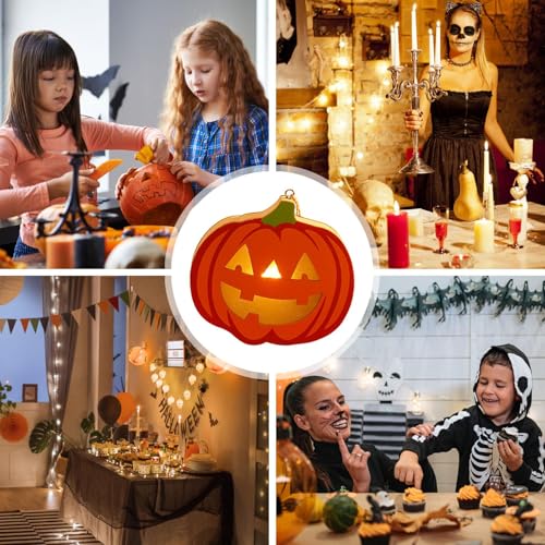 Luzes de Halloween, decoração com luz de abóbora de Halloween - Linda luz noturna de Halloween | Luz