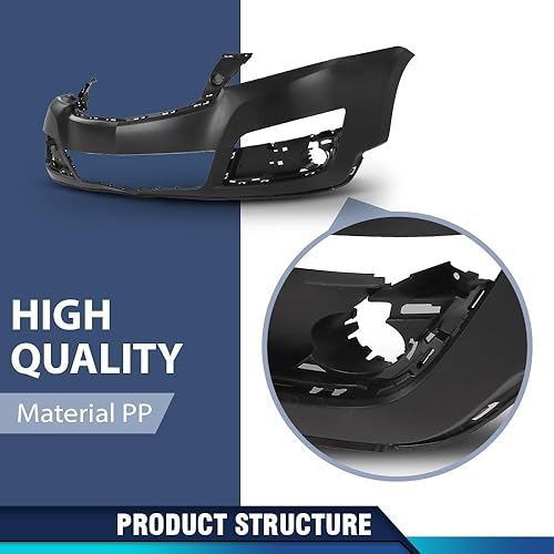 Vista 61 de PIT66 Cubierta de parachoques delantero inferior compatible con Chevy Trax 2013-2016 GM1015118, 42371563