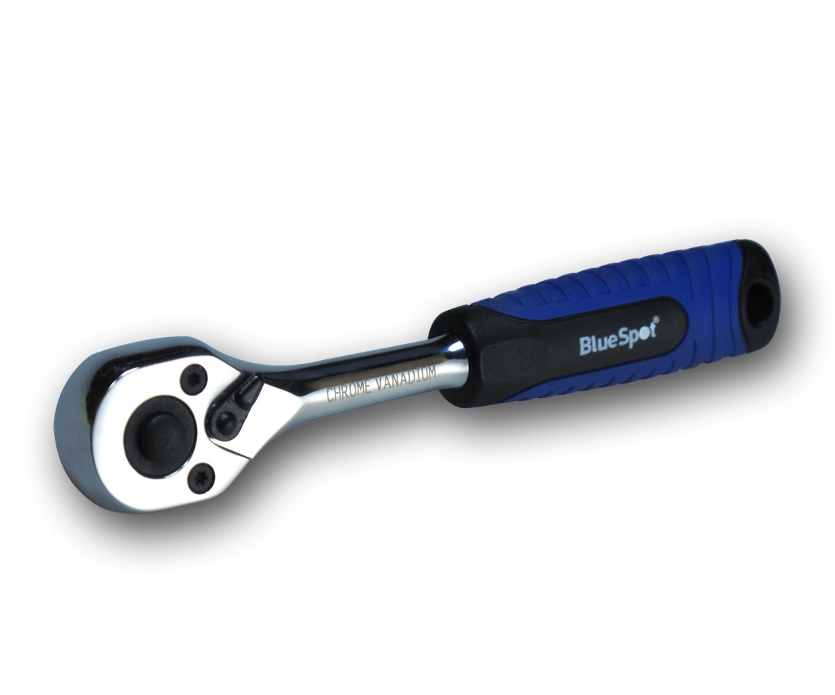 Blue Spot Tools 1/4 inch Soft Grip Ratchet Handle, 02010