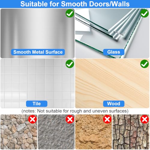 Image of 2026 Upgrade Metal No-Drill Adhesive Mount for Ring Newest 2026 Battery Doorbell /Plus /Pro, No Drilling Wireless Video Camera Door Mounting Holder Bracket Accessories for Apartments Office Houses