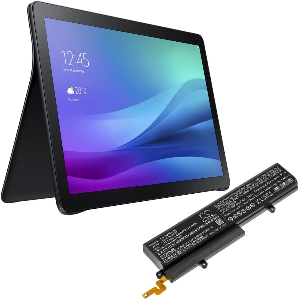 Cameron Sino NEW 4400mAh / 48.84WhReplacement Battery Fit for Samsung Galaxy Tab View, Galaxy View, SM-T670, SM-T677, SM-T677A, SM-T677K, SM-T677L AA1GA12BS, EB-BT670ABA, GH43-04548A, RF2GA0472XV