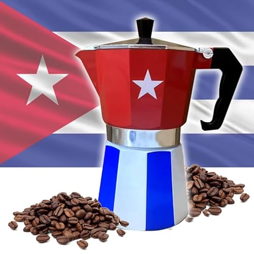 PRK 14 Cuban Coffee Pot Aluminum Moka Pot with Cuba
