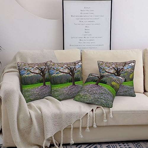 Housse de coussin fleur rose BAFAFA 45x45 cm pour decoration de salon - 5