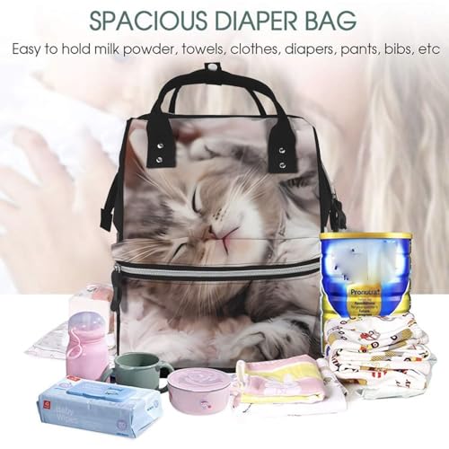 Sac à couches imperméable grande capacité avec poches multifonctions pour maman