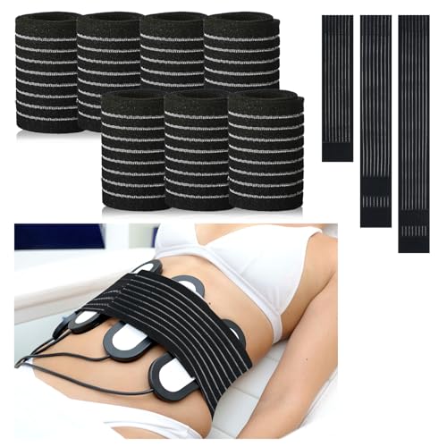 Threlaco 7 Pcs Laser Lipo Machine Elastic Bandage Spare Parts Wrap 3 Size for Slimming Beauty Machine Lipo Laser Bands Beauty Device Straps Accessories Adjustable Pad Band Wrap