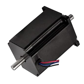 RTELLIGENT Nema 23 Stepper Motor Double Shaft 8mm Shaft 2.0NM 3.5A for CNC Machine