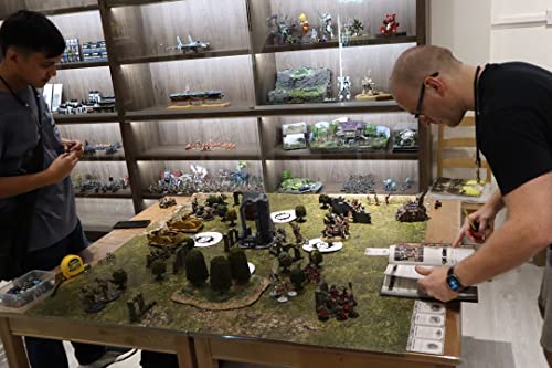 warzone studio 44 x 30 inch double-sided rubber battle mat homeland  saraha  bag