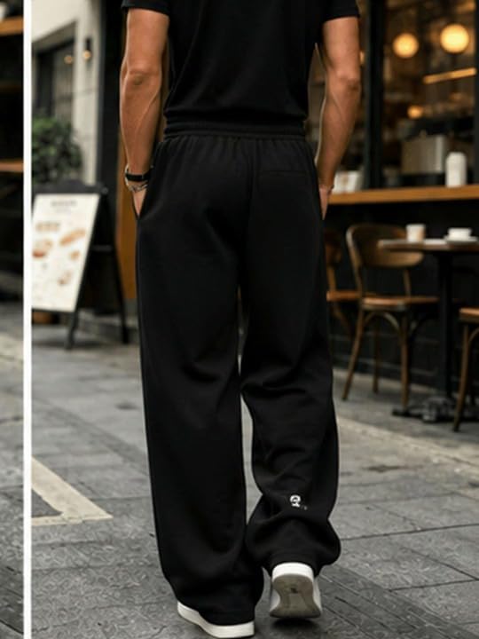 Image of Men's Oversized Baggy Track Pants| Comfortable Lounge & Streetwear Trousers