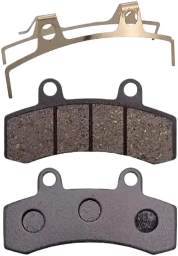 Brake Pads Metal Separator Clip Split Shrapnel LD607 Rear Brake Pads Compatible With Motorcycle Scooter Three Piston(pad and clip)