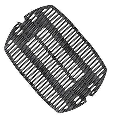 GGC Cooking Grate Replacement for Weber Q200, Q220, Q260, Q2000 Series, Q2400 Gas Grill, 2-Pack Cast Iron Grid Grates for Weber 7645, 7583, 65811