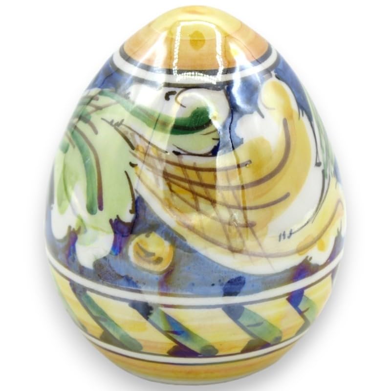 Huevo decorativo de Caltagirone para salones elegantes