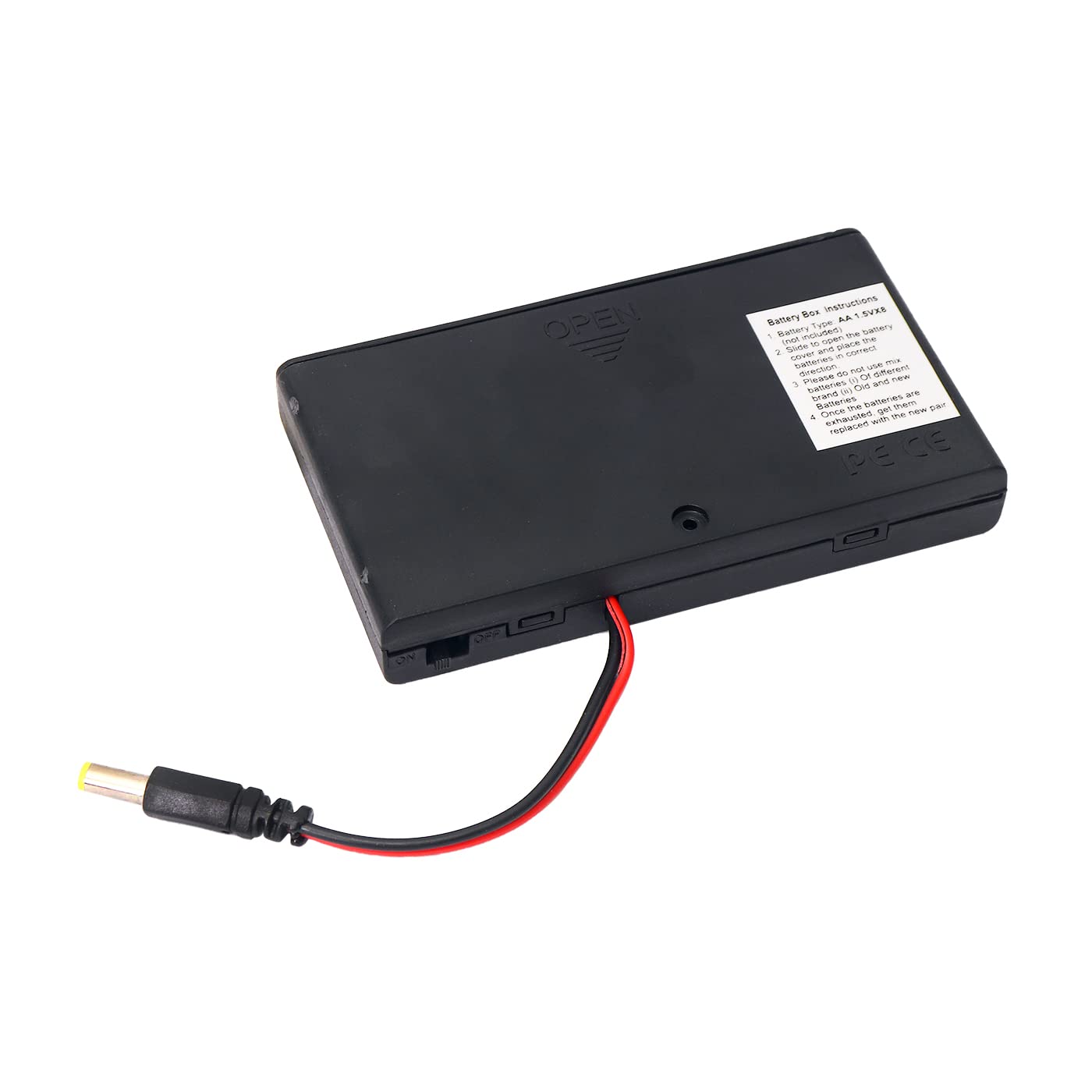Electronic Spices AA 8 Cell Battery Holder Hard Plastic Slide Cover Case With on-off Switch and 5.5mm Dc Pin Pack of 1 (1.5v X 8cells = 12volt) (B0BFWJV8SF) Amazon Price History, Amazon Price Tracker
