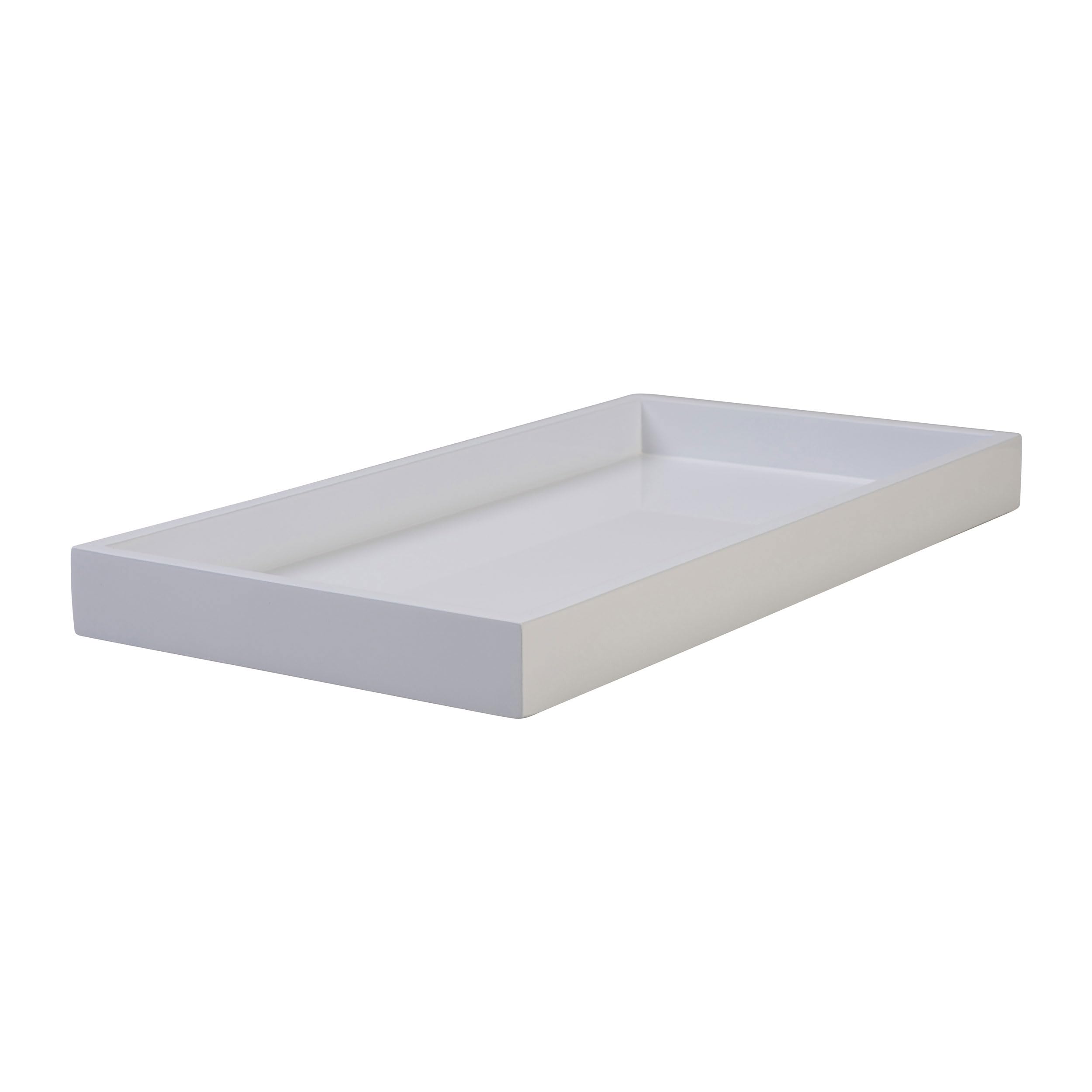 Gift Company Spa, Tablett, S, rechteckig (40,4x21x3,5cm), weiß