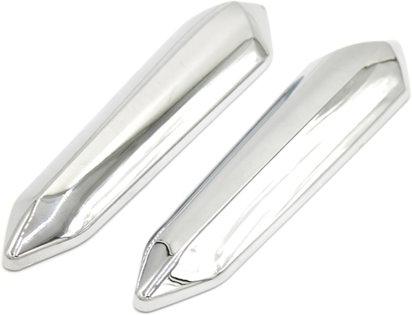 Motorcycle Windshield Strut Covers Windscreen Trim Compatible with Honda Goldwing GL1800 Gold Wing Tour 2018 2019 2020 (Chrome)