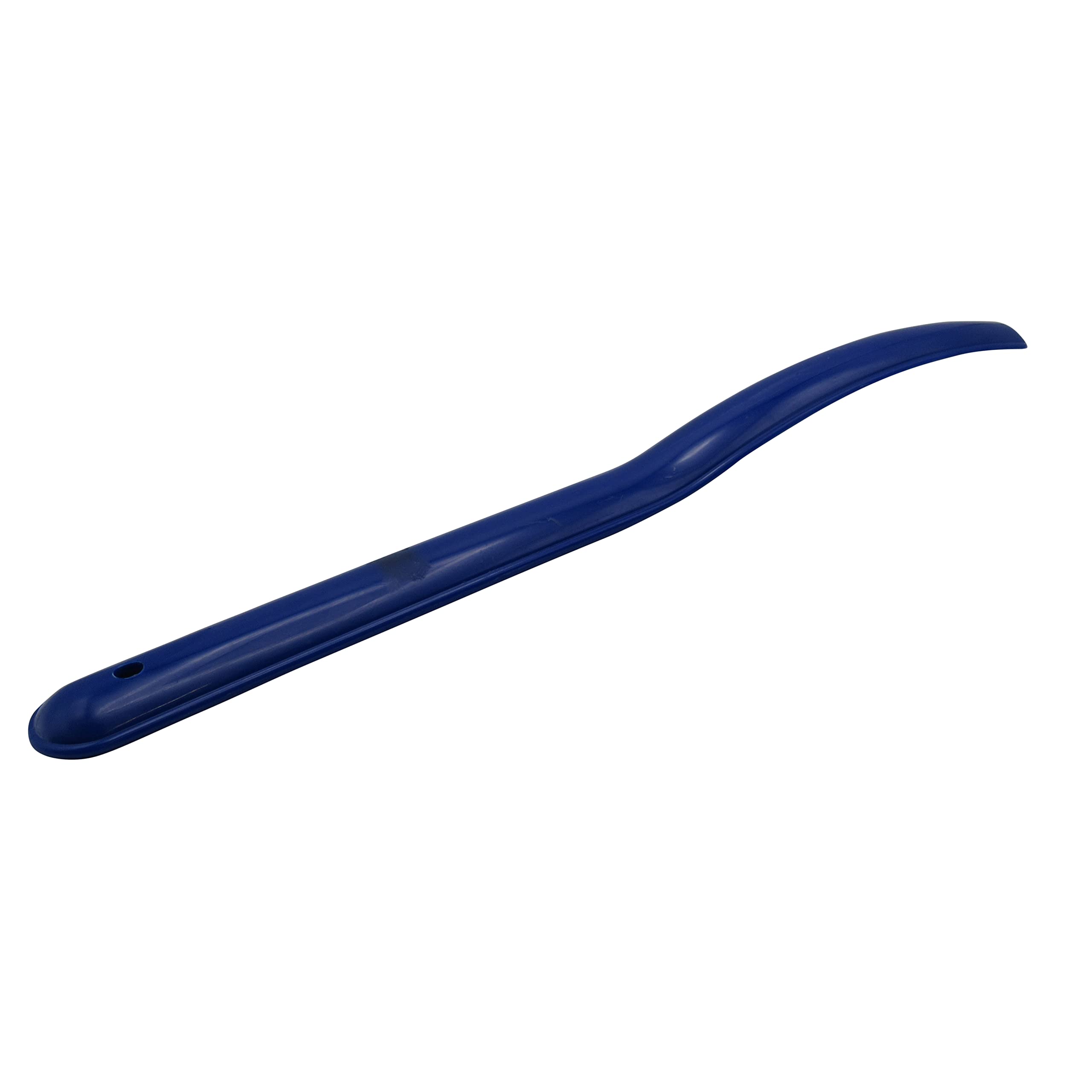 Long Handled Horse Sweat Scraper Blue (Plastic Grooming Tool Red Blue Black)