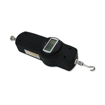 Portable Digital Force Meter Dynamometer Digital Push Pull Gauge Force Measuring Instruments with Multiple Unit Conversion(500N)
