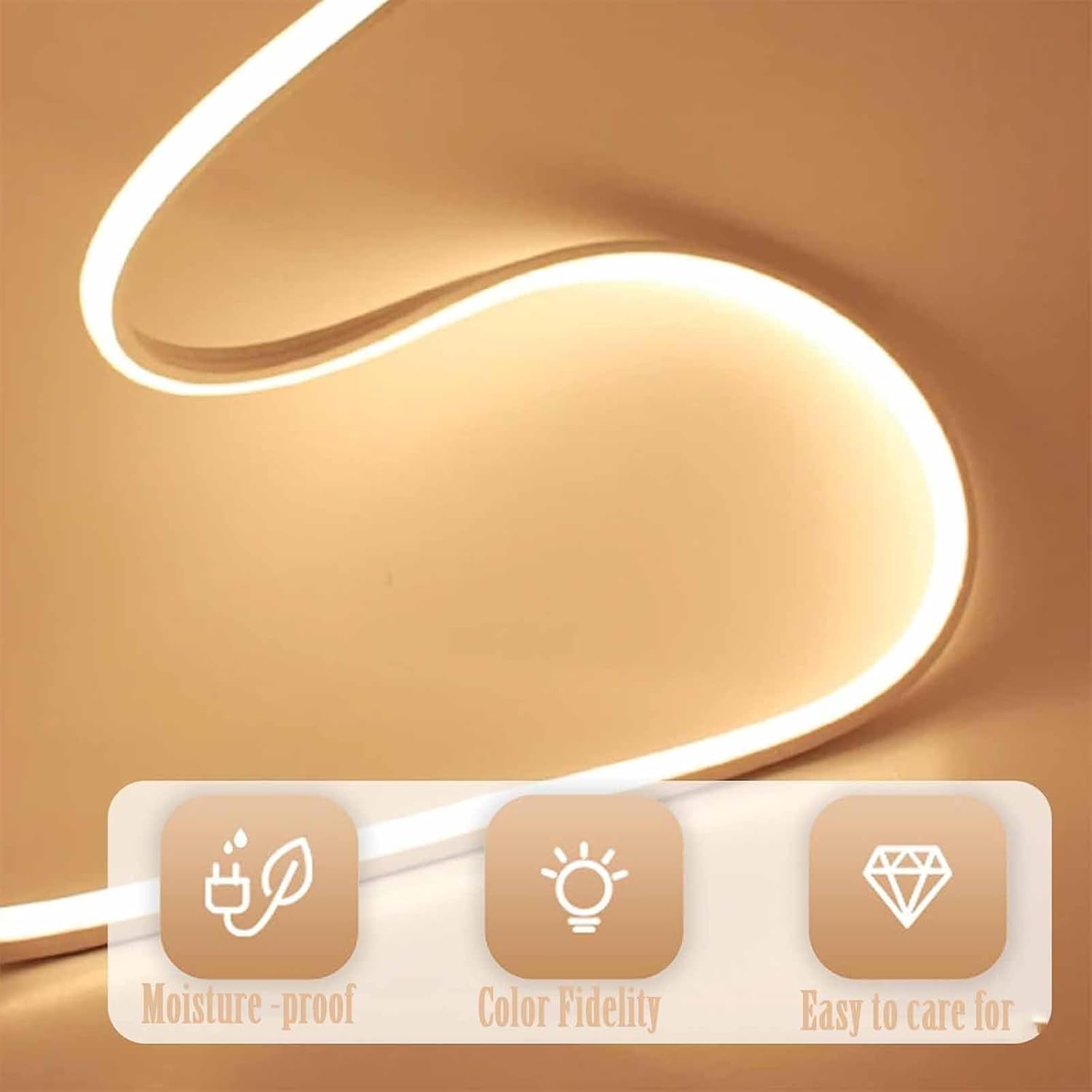 LED Light Decor Wall Art,3D Art Wall Sculpture with Metal Ball Pendants,Large Hanging Sculpture Painting,Plug-in Remote Control Lighted Wall Decor for Living Room Bedroom... - Image 6