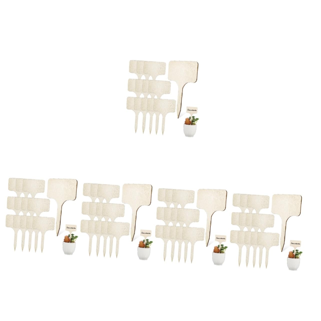 POPETPOP 250pièces Étiquettes De Plantes Marqueurs De Jardin Pour Semences Et Fleurs Lot De Étiquettes Réutilisables Pour Identifier Vos Plantes Et Votre Espace