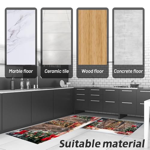 Tapis cuisine absorbant et lavable avec envers antidérapant pour sol protégé - 5