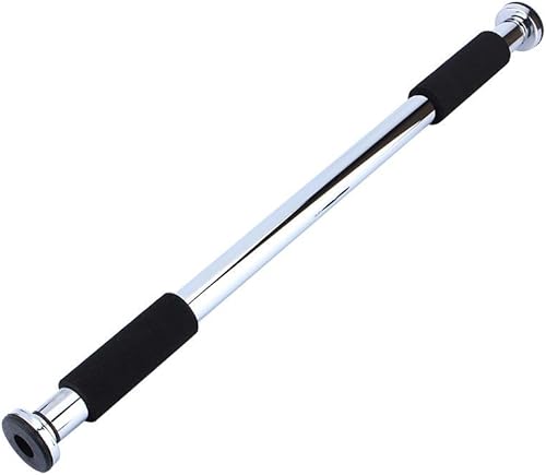 Barra de dominadas para puerta, barra de dominadas de entrenamiento de fuerza de alta calidad con longitud ajustable de 24.4 a 39.3 pulgadas para el