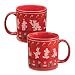 Vandor 89161 Disney Mickey Mouse Ugly Sweater 20 Ounce Ceramic Mug, Red
