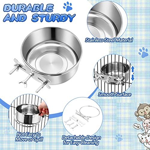 Gamelles pour chien suspendues durables en acier inoxydable