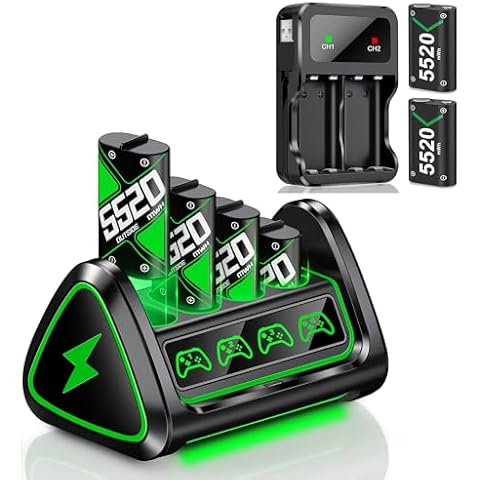 DXKK Rechargeable Battery Packs for Xbox One/Series S/X Controllers Cover