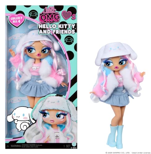 LOL Surprise OMG Loves Hello Kitty and Friends Cinnamoroll Fashion Doll Inspired by Hello Kitty and Friends Character Play & Display!