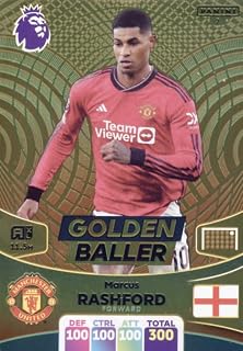 PANINI PREMIER LEAGUE ADRENALYN 2023 2024 GOLDEN BALLER RASHFORD