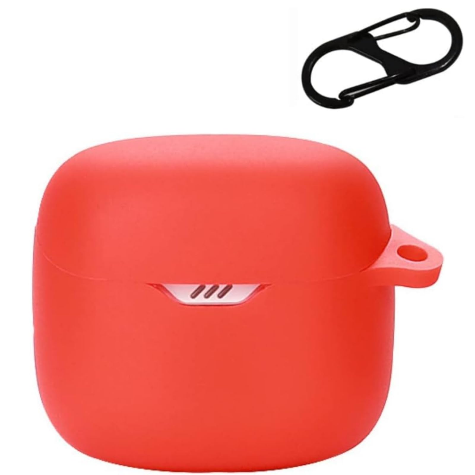 Silicone Case For JBL Tune Flex Headphones - Protective Cover With Carabiner