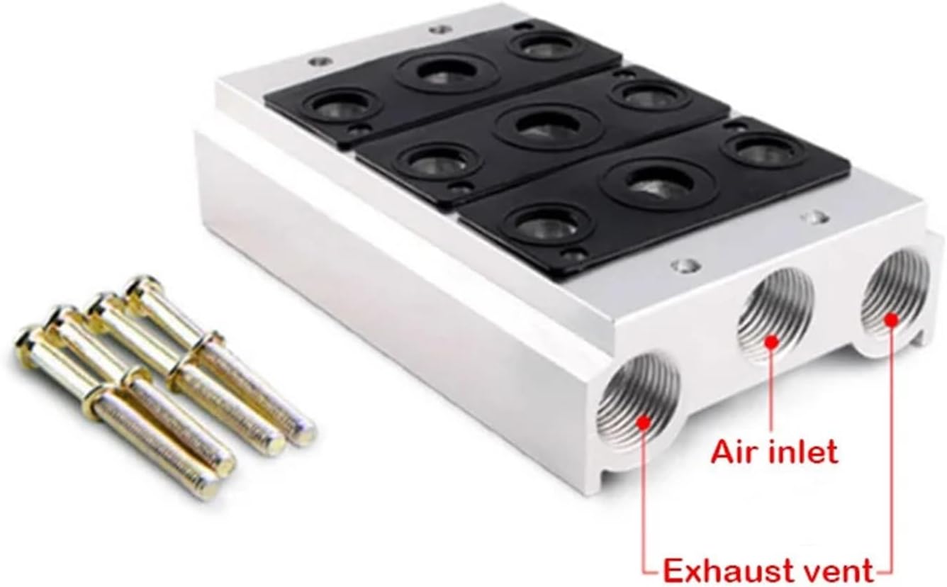 3V110-06 3V120-06 100M Series Solenoid Valve Base 1F-15F Position Connecting Plate Pallet Manifold(13F)