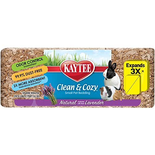 Image of Kaytee Clean & Cozy Natural Bedding with Lavender 24.6 Liters