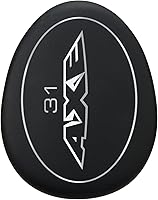 Vista 5 de Axe Murciélago de madera compuesta de arce juvenil de 29 pulgadas, negro con cinta de agarre, extremo ahuecado