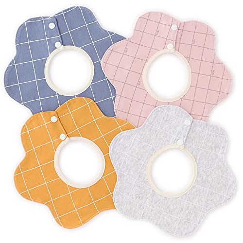 BMC bib. 防水 スタイ 4枚セット スタイ セット かわいい 男の子 女の子 赤ちゃん よだれかけ ビブ 出産祝い ギフト スタイセット (Aセット)