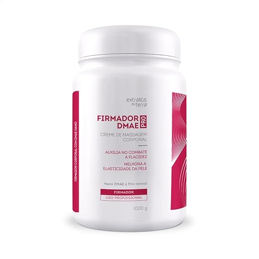 Creme Firmador Corporal DMAE Pro Extratos da Terra – Ação Antiflacidez, Hidratante Profissional, Efeito Lifting e Antioxidante para Massagem Corporal