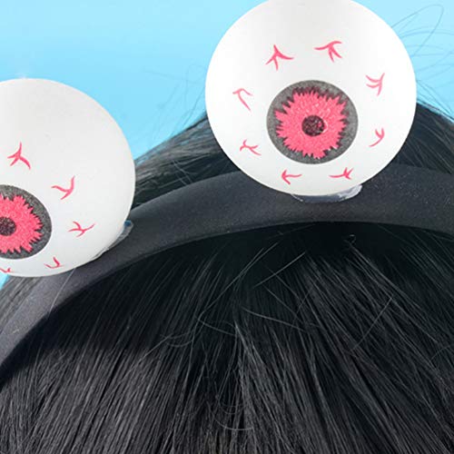 Bonito Ombro 4 pçs Halloween Eyeball Headdress Ball Head Boppers Eyeball Headband Hair Hoop Hair Acc