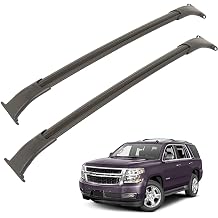 Max Loading 220lbs Thickened Roof Rack Cross Bars Fit for 2015-2020 Chevrolet Suburban & Tahoe, GMC Yukon & Yukon XL, Cadillac Escalade & Escalade ESV