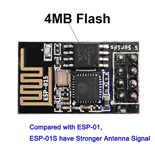 Diymall Esp8266 Esp-01S Wifi Serial Transceiver Module With 4Mb Flash #TOP1