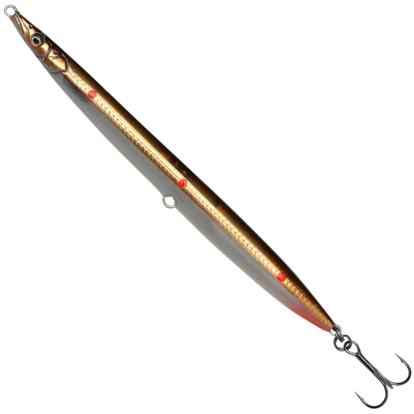 Savage Gear Sandeel Pencil 3D Salt 9 cm 13 g Brown with Red Dots