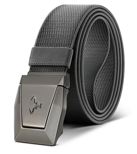 Image of BULLIANT Stretch Tactical Web Belt For Men-Trimmable 1.5 inch-Adjustable Fit | Smooth Sliding | Adjustable for Precise Fit | Tailored Size | Rugged Nylon for Heavy Duty, Hiking, Hunting