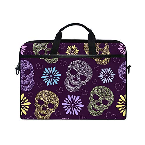 Funda bandolera protectora morada: lleva tu portátil de 15,4 pulgadas sin dañar tu espalda