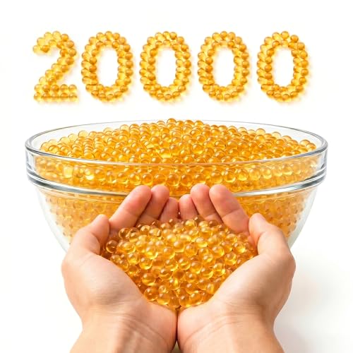Image of Verat 2 Packet Gel Water Balls /Water Beads /Refill Water Bead /Gel Blaster Ammo /Water Balls for Gun /Gel Balls for Kids /Gel Blaster Balls in Bottle /7-8mm Non-Toxic Water Beads Gel Guns(20000 Orange)